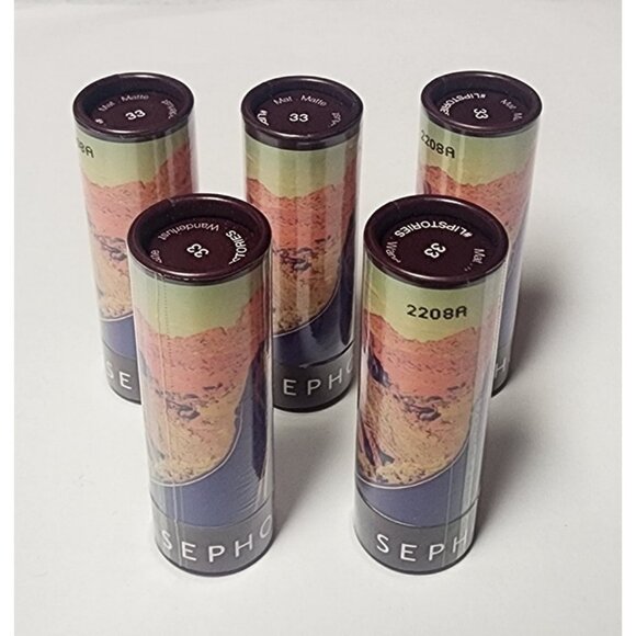 5x Sephora Collection LIPSTORIES 33 Wanderlust Matte Sealed WHOLESALE - Picture 1 of 4